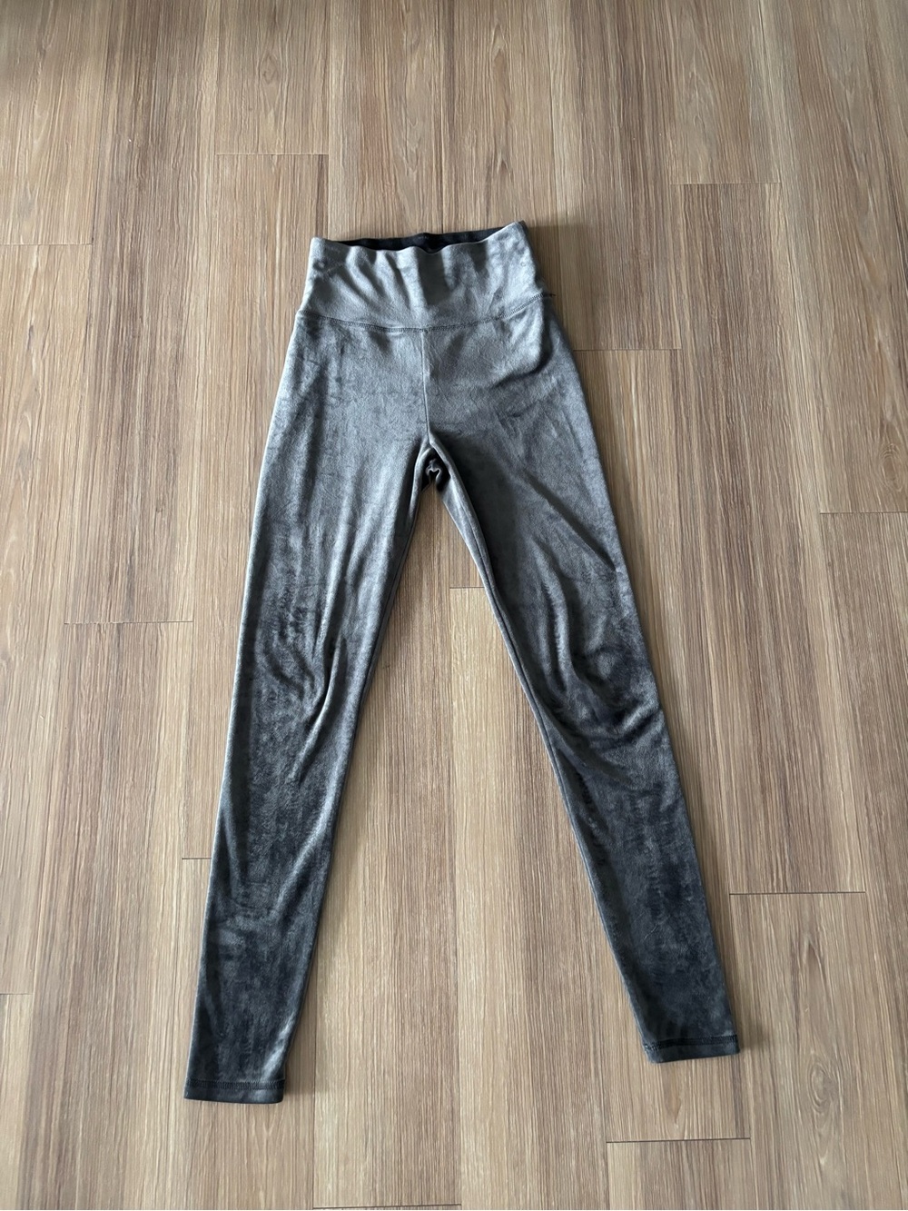 Aerie Offline Leggings Gray Velvet Velour High Rise Wonens M Lounge Cozy Yoga